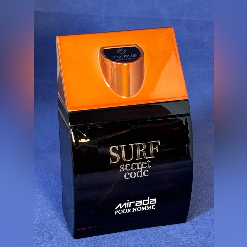 Surf Secret Code by Mirada for Men.Fragrance cologne pour homme.3.4oz new,no box